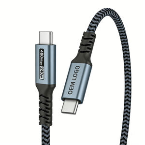 Câble USB Type C, câble Type-C vers Type-C, charge rapide 240W 5A, nouvelle arrivée, personnalisé 1m 2m 3m, tressé, <span class=keywords><strong>chargeur</strong></span> PD 3.1, câble USB Type C - Product Image 1