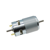 Moteur CC à balais personnalisable 775 à couple élevé 12V/24V pour aspirateur, sèche-cheveux, pompe à air et petits appareils