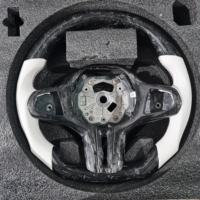 Volant en cuir pour voiture BMW M3 M4 M5 M6 F30 F10 F15 F36 F01 F20 F22 F25 F31 F32 E70 E71 E90 E91 E92 X1 X2 X3 X4 X5 X6