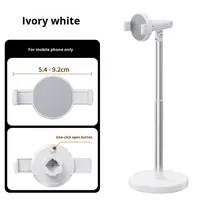 Support de téléphone magnétique en silicone et métal de haute qualité avec clip auto-ouvrant pour bureau, compatible avec les modèles 4-7