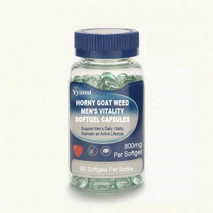 Gélules de Horny Goat Weed : Complément Herbal pour la Vitalité Masculine, Mélange Herbal pour Maintenir l'Énergie Quotidienne et Favoriser un Mode de Vie Actif - Product Image 1