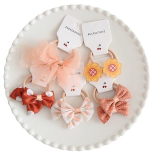 Baby Hair <strong>Ties</strong> with Bows for Toddler Elastic Ponytail Holders Small Hair <strong>Ties</strong> For Baby Girls Infants Hair Accessories - Product Image 5