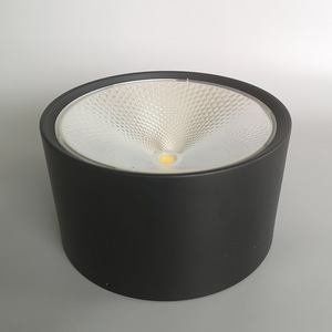 Round <b>Led</b> Surface Mounted Spotlight 3 3.5 4 5 6 8 Inch <b>Diffused</b> Cob Downlight Aluminum Profile 120 Degree Beam Angle - Product Image 1