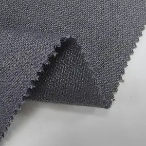 Kain wol desain baru kain wol poliester untuk mantel musim dingin