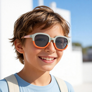 نظارات شمسية للأطفال عالية الجودة من مادة TPEE، لطيفة وممتعة، مقاومة للأشعة فوق البنفسجية، قابلة للتخصيص، مستقطبة، مع إمكانية وضع شعار مخصص - Product Image 2