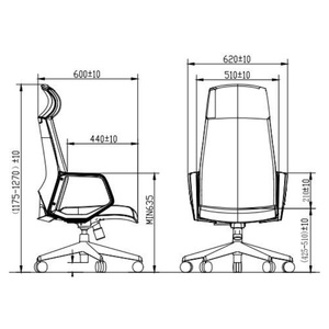 Prix avantageux, style minimaliste moderne, mobilier de bureau, chaise de bureau ergonomique en cuir, adaptée aux immeubles de bureaux - Product Image 3