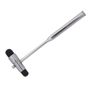Martillo de reflejos neurológicos con aguja y cepillo, herramienta de examen médico de diagnóstico, instrumento quirúrgico de acero inoxidable - Product Image 2