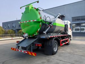 Camion d'assainissement diesel Dongfeng avec système d'aspiration haute pression, capacité de pompage de boues de 10-12m³, transmission manuelle - Product Image 5