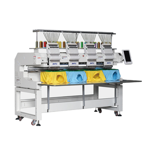Machine à broder automatique à 4 têtes, 15/12 aiguilles, pour casquettes, t-shirts, vêtements finis, chaussettes plates, usage domestique et vente au détail - Product Image 3