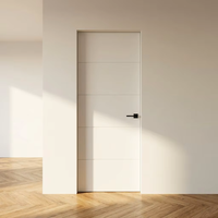 Pintu MDF Modern untuk Kamar Tidur, Proyek Hunian, Harga Grosir Pabrik dan Kualitas Terjamin