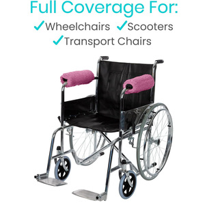 Coussin d'accoudoir pour fauteuil roulant Tianhong, coussin moelleux, rose rouge, noir, gris, bleu foncé, beige, pour fauteuil roulant manuel - Product Image 4