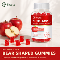 Gummies Minceur au Vinaigre de Cidre de Pomme Keto ACV pour Ventre Plat, Brûleur de Graisse, Perte de Poids, Marque Privée