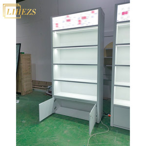 Ánh sáng kính mắt kính cửa hàng Kệ hiển thị ánh sáng quang cửa hàng đứng Kính mát hiển thị tủ với gương - Product Image 6