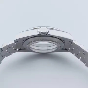 Boîtier de montre avec bracelet de 39 mm à lunette ronde, adapté au mouvement mécanique automatique Seiko NH35A, bracelet de montre de type <span class=keywords><strong>President</strong></span>, pièces de montre - Product Image 4