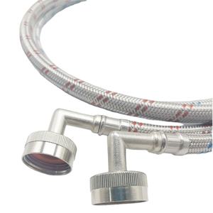 Mangueras de llenado para lavadora, 5 pies, paquete de 2 mangueras de llenado para lavadora en frío y caliente - Product Image 2