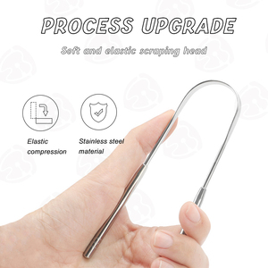 Nuevo Limpiador Bucal, Cepillo para Limpiar la Lengua, Herramientas de Higiene Bucal, Raspador de Lengua de Acero Inoxidable y Cobre para Adultos - Product Image 2