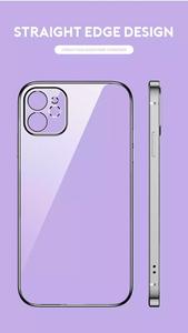 <span class=keywords><strong>Coque</strong></span> <span class=keywords><strong>transparente</strong></span> en <span class=keywords><strong>Silicone</strong></span> à cadre carré plaquée pour <span class=keywords><strong>iPhone</strong></span> 11 12 13 14 Pro Max Mini X XR 7 8 Plus <span class=keywords><strong>SE</strong></span> <span class=keywords><strong>2020</strong></span> <span class=keywords><strong>coque</strong></span> arrière <span class=keywords><strong>transparente</strong></span> - Product Image 2