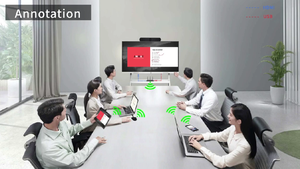 Byom ระบบการประชุมทางวิดีโอแบบไร้สาย4K <span class=keywords><strong>60Hz</strong></span> รองรับแพลตฟอร์มการสื่อสารแบบครบวงจรยอดนิยมสำหรับห้องบอร์ด - Product Image 3