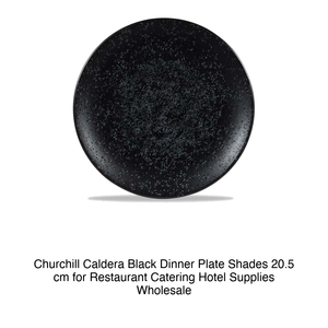 Platos Negros para Cena Churchill Caldera de 20.5 cm para Restaurantes, Servicios de Catering, Hoteles, Venta al por Mayor - Product Image 2
