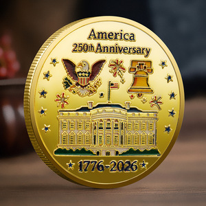 Moneda Conmemorativa del 250 Aniversario de la Estatua de la Libertad, Moneda Patriótica Coleccionable Estadounidense, Lista para Enviar y Grabable - Product Image 4