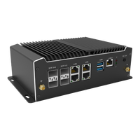 NUEVO Router de Seguridad de Red Intel Atom Denverton C3958 de 16 Núcleos a 2.0 GHz, MikroTik Pfsense Firewall, 4 Puertos LAN 2.5GbE, 4 SFP+ 10GbE