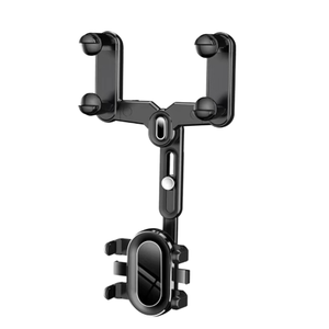 Support de téléphone portable pour voiture avec support rotatif à 360 degrés, hauteur réglable, fixation par clip, <span class=keywords><strong>compatible</strong></span> GPS, utilisation sur bureau et en voiture, insertion <span class=keywords><strong>fixe</strong></span> - Product Image 1