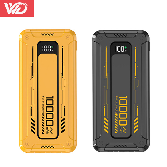 Custom logo PD20W QC3.0 20000mAh Fast Charging Mobile Charger Type-c USB Built-in with Cable Quick Charge 10000mAh Power Bank