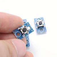 Module de commutateur à bouton-poussoir tactile W1209 bleu pour montage sur carte de circuit imprimé d'ordinateur