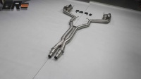 Échappement arrière Valvetronic en acier inoxydable pour Ford Mustang 5.0L V8 2015-2018, surface brossée, silencieux de performance amélioré