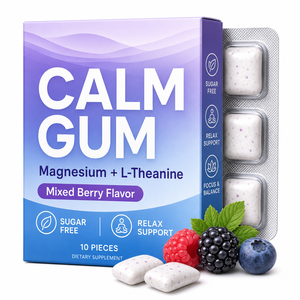 Greenpie OEM Gommes à mâcher au magnésium naturel <span class=keywords><strong>pour</strong></span> un sommeil apaisant et un bien-être quotidien - Product Image 1