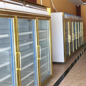 סופרמרקט ציוד בשר תצוגה זקוף זכוכית דלת chiller מקפיא - Product Image 4