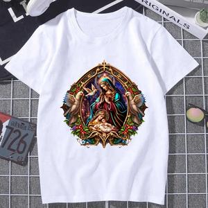 Nouvel autocollant de transfert thermique de la Vierge <span class=keywords><strong>Marie</strong></span>, mère de Jésus, impression chrétienne, transferts DTF, transfert à repasser, patchs de transfert - Product Image 5