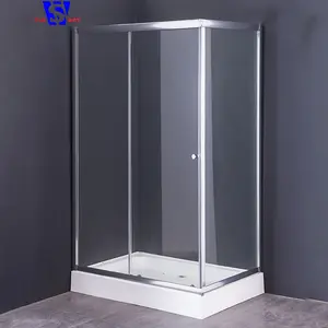 Rectangle Smoke Glass Shower Enclosure, Acrylic Shower Door,Small Simple Shower Enclosure Price