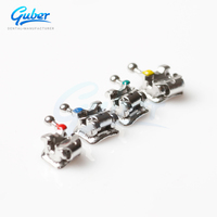 Matériel dentaire orthodontique multi-usages pour l'hygiène buccale, attaches orthodontiques métalliques auto-ligaturantes Roth Active.