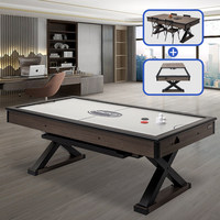 Mesa de Hockey sobre Hielo Personalizada con Puntuación Estándar para Dos Jugadores, Fabricada en MDF, con Herrajes, para Adultos y Niños, Juego de Mesa de Escritorio, con Carga y Función de Levitación