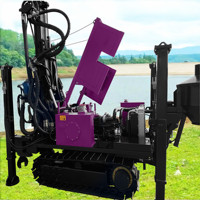 Rig de forage à circulation inversée, exploration minière aurifère, rig de forage carottier, machine de forage portable