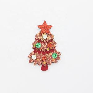 Nuevo Pasador para el Cabello con Diseño de Árbol de Navidad, Decoración Navideña Brillante, Pasador con Estrellas de Lentejuelas para Niñas, Accesorios para el Cabello - Product Image 2