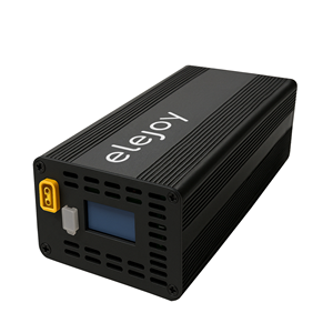 ELEJOY CE Batterie industrielle portable 120V 24V 30A au lithium LiFePO4 AC-DC avec indicateur LCD, rechargeable à décharge profonde pour voiture - Product Image 1