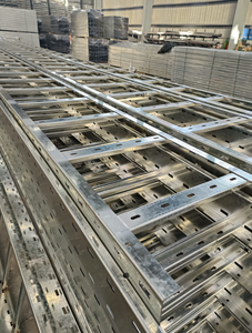 Plateau porte-câbles de type échelle OEM, diverses tailles, en acier au carbone, alliage d'aluminium, canal métallique, plateau porte-câbles en acier galvanisé à chaud - Product Image 6