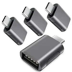 USB C a USB adattatore 3.1 Thunderbolt a USB OTG convertitore per iPhone 15, MacBook, iPad, iMac e più dispositivi di tipo C spazio Grey