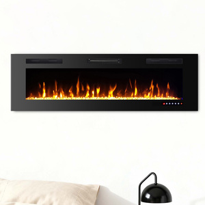 <span class=keywords><strong>Chimenea</strong></span> Eléctrica Decorativa de 40 y 60 Pulgadas <span class=keywords><strong>con</strong></span> Control Remoto CE, Temperatura Ajustable, Calentador para Habitación - Product Image 5