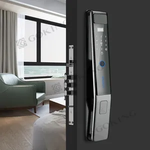 Goking – serrure de porte magnétique électrique en alliage de zinc, carte rfid, mot de passe, sécurité d'accès, empreinte biométrique, serrure de porte intelligente pour porte