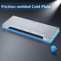 Plaque froide électrique anodisée L6063-T5 refroidissement par eau GPU bloc refroidisseur de liquide plaque de dissipateur thermique produit métallique