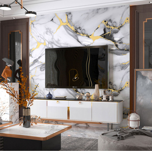 Lớn CuộN sang trọng PE PVC Hội Đồng Quản trị vỏ dính tường gạch tự dính giấy bảng điều chỉnh 3D bọt đá cẩm thạch dán tường trang trí nhà - Product Image 6