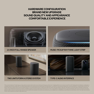 Loa thông minh Xiaomi Mijia Pro 2025 với đèn nền RGB và điều khiển bằng giọng nói AI - Màu đen - Product Image 3