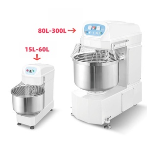 Mélangeur <span class=keywords><strong>à</strong></span> pâte électrique 20 litres 16L, mélangeur spiral de table pour boulangerie et restaurant, usage intensif - Product Image 1