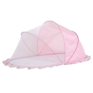 Moustiquaire <span class=keywords><strong>de</strong></span> <span class=keywords><strong>lit</strong></span> bébé pliable et portable en maille tissée 200TC respirante anti-insectes 100% polyester toutes saisons style moderne - Product Image 1