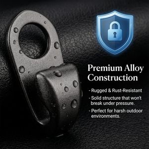 20 Sets Metal <b>Outdoor</b> Boot <b>Hook</b> Eyelets & Speed <b>Hooks</b> with Lace Buckles for Hiking Boots and Leather Shoe Repair - Product Image 3