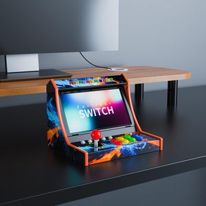 แท่นเกม Honcam Mini Arcade Dock แบบมีสาย สำหรับ Nintendo Switch/Switch 2 พร้อมคอนโทรลเลอร์ 2 ตัว ปุ่ม C ฟังก์ชั่นปลุก จอยสติ๊กแบบโลหะ ปุ่มเทอร์โบ - Product Image 5
