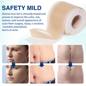 Elaimei Prêt à Expédier Bandes de Gel de Silicone pour Réparation de Cicatrices, Feuilles de Silicone pour Cicatrices, Rubans Adhésifs pour Éliminer les Vergetures et Grandes Cicatrices de Césarienne - Product Image 6